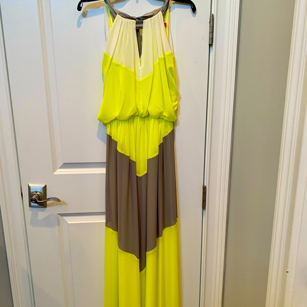 Vince Camuto Color Block Maxi Dress